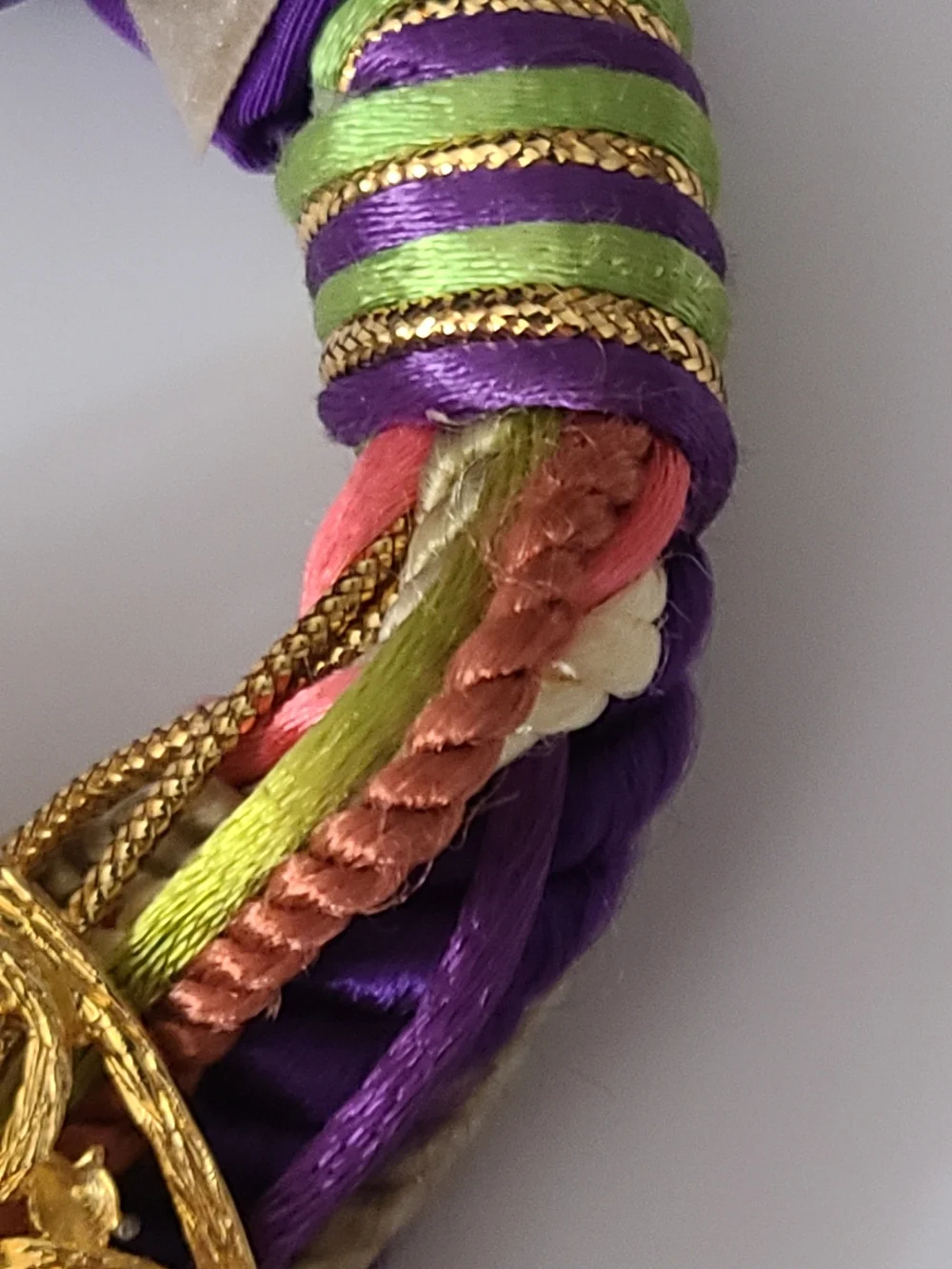 Vintage 80's Belt Adjustable Runway Estate Purple Euc
